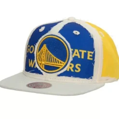 Headwear Mitchell & Ness -Cut Away Snapback Golden State Warriors