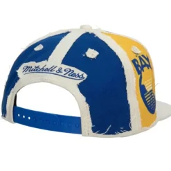 Headwear Mitchell & Ness -Cut Away Snapback Golden State Warriors
