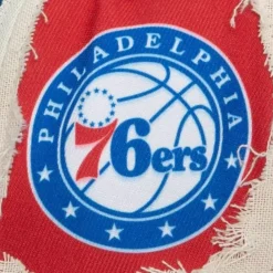 Headwear Mitchell & Ness -Cut Away Snapback Philadelphia 76Ers