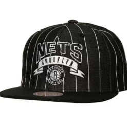 Headwear Mitchell & Ness -Dem Stripes Snapback Brooklyn Nets
