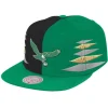 Headwear Mitchell & Ness -Diamond Cut Snapback Philadelphia Eagles