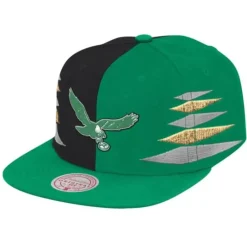 Headwear Mitchell & Ness -Diamond Cut Snapback Philadelphia Eagles