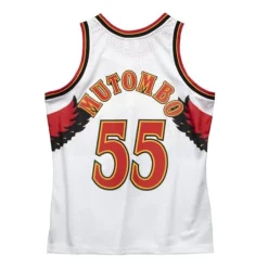 Jerseys Mitchell & Ness -Dikembe Mutombo Atlanta Hawks 1996-97 Swingman Jersey