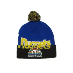 Headwear Mitchell & Ness -Double Take Pom Knit Hwc Denver Nuggets