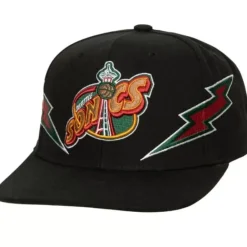 Headwear Mitchell & Ness -Double Trouble Snapback Hwc Seattle Supersonics