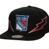 Headwear Mitchell & Ness -Double Trouble Snapback Vntg New York Rangers