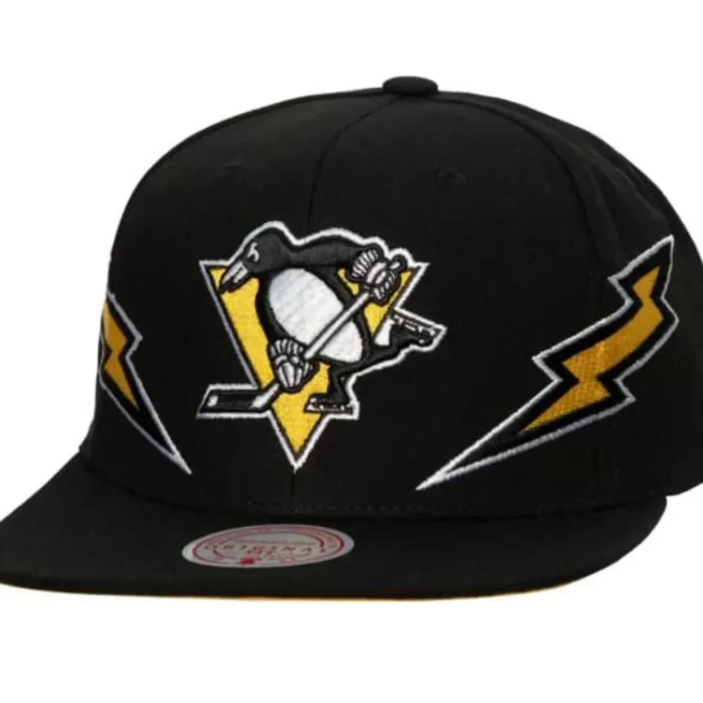 Headwear Mitchell & Ness -Double Trouble Snapback Vntg Pittsburgh Penguins