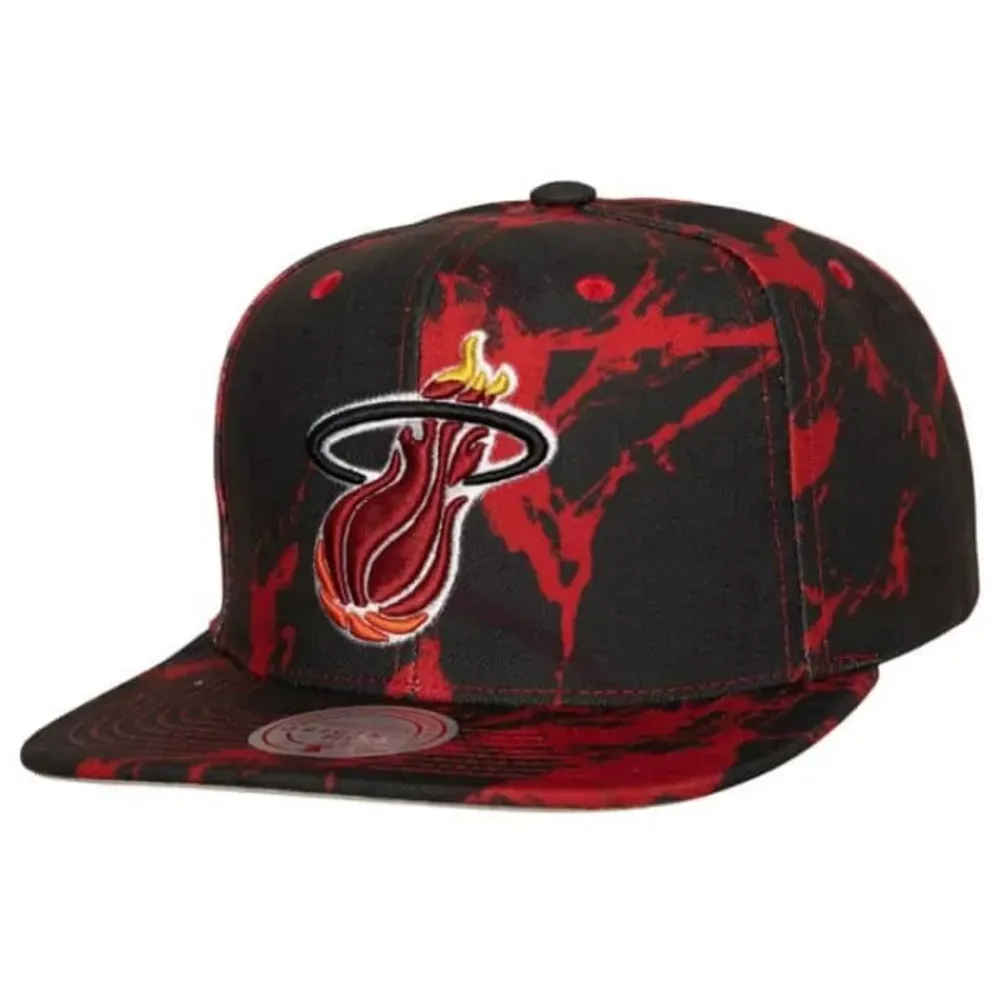 Headwear Mitchell & Ness -Down For All Snapback Hwc Miami Heat