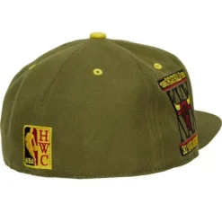 Headwear Mitchell & Ness -Dusty Olive Fitted Hwc Chicago Bulls