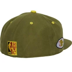 Headwear Mitchell & Ness -Dusty Olive Fitted Hwc San Antonio Spurs