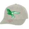 Headwear Mitchell & Ness -Eagles Heather Pro Snapback Philadelphia Eagles