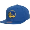 Headwear Mitchell & Ness -Embroidery Glitch Snapback Golden State Warriors
