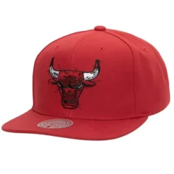 Headwear Mitchell & Ness -Embroidery Glitch Snapback Chicago Bulls