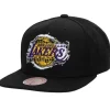 Headwear Mitchell & Ness -Embroidery Glitch Snapback Los Angeles Lakers