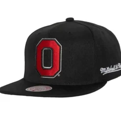 Headwear Mitchell & Ness -English Dropback Snapback Ohio State