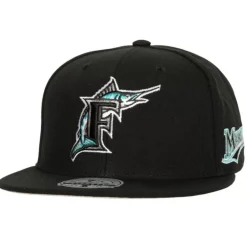 Headwear Mitchell & Ness -Evergreen Fitted Coop Florida Marlins