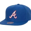 Headwear Mitchell & Ness -Evergreen Snapback Coop Atlanta Braves