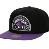 Headwear Mitchell & Ness -Evergreen Snapback Coop Colorado Rockies