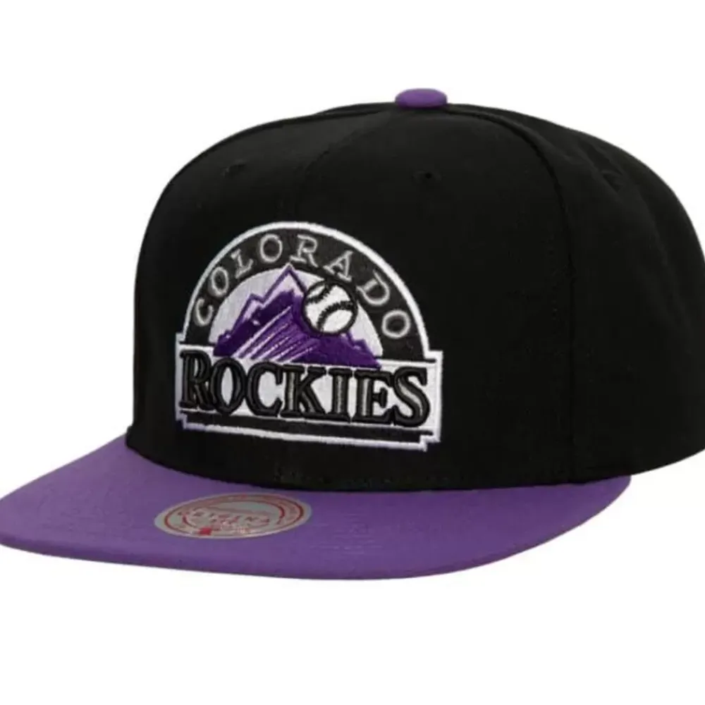 Headwear Mitchell & Ness -Evergreen Snapback Coop Colorado Rockies