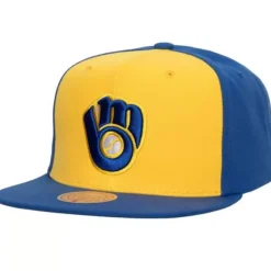 Headwear Mitchell & Ness -Evergreen Snapback Coop Milwaukee Brewers