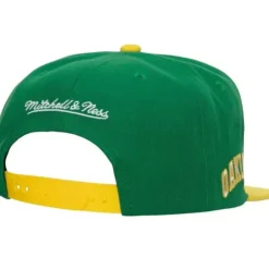 Headwear Mitchell & Ness -Evergreen Snapback Coop Oakland Athletics