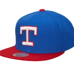 Headwear Mitchell & Ness -Evergreen Snapback Coop Texas Rangers