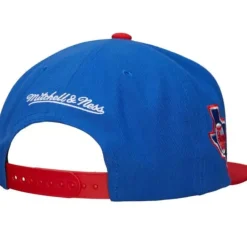 Headwear Mitchell & Ness -Evergreen Snapback Coop Texas Rangers