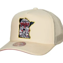 Headwear Mitchell & Ness -Evergreen Trucker Snapback Coop Minnesota Twins
