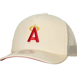 Headwear Mitchell & Ness -Evergreen Trucker Snapback Coop California Angels