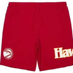 Apparel Mitchell & Ness Shorts-Game Day Ft Shorts Atlanta Hawks