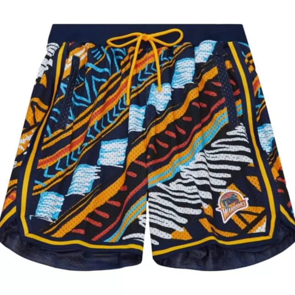 Apparel Mitchell & Ness Shorts-Game Day Pattern Short Golden State Warriors
