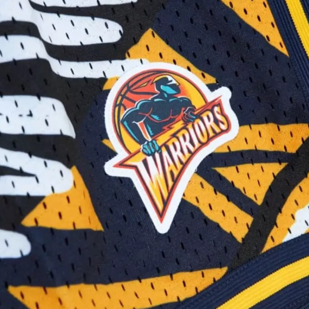 Apparel Mitchell & Ness Shorts-Game Day Pattern Short Golden State Warriors
