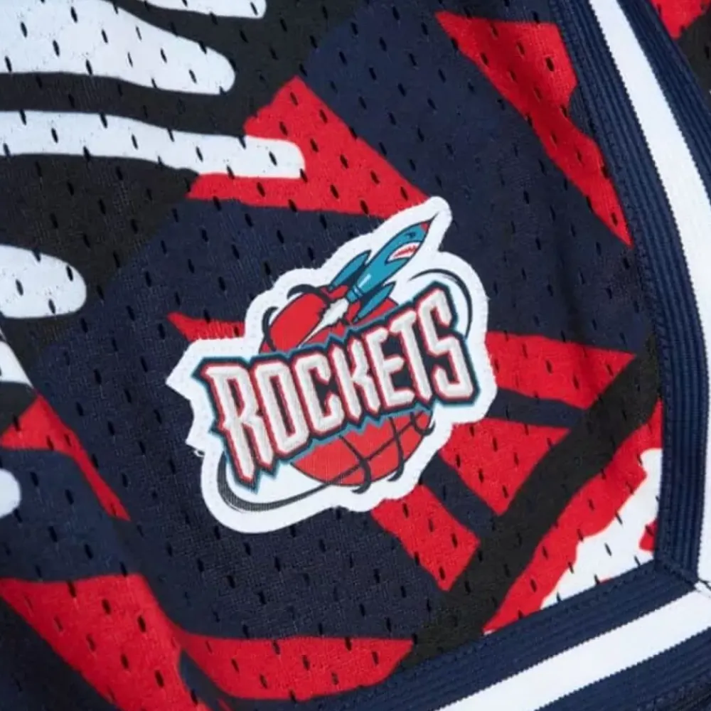 Apparel Mitchell & Ness Shorts-Game Day Pattern Short Houston Rockets