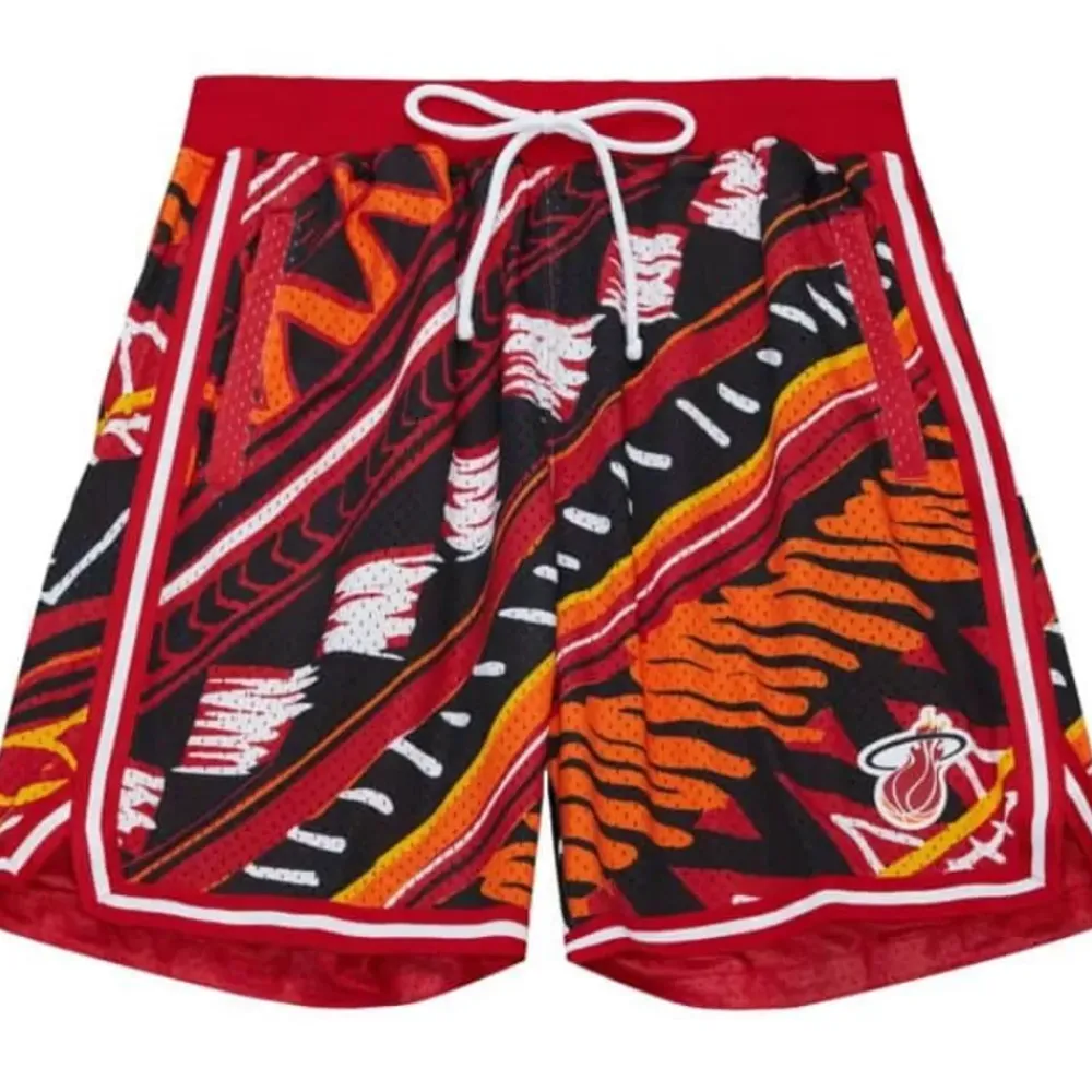 Apparel Mitchell & Ness Shorts-Game Day Pattern Short Miami Heat