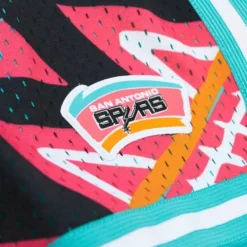 Apparel Mitchell & Ness Shorts-Game Day Pattern Short San Antonio Spurs