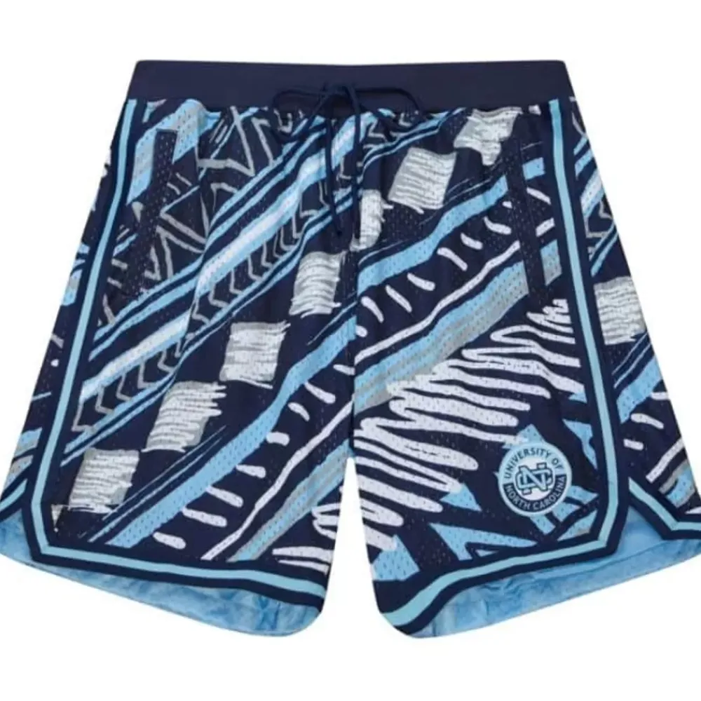 Apparel Mitchell & Ness Shorts-Game Day Pattern Short University Of North Carolina