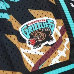 Apparel Mitchell & Ness Shorts-Game Day Pattern Short Vancouver Grizzlies