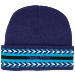 Headwear Mitchell & Ness -Game On Knit Hwc Charlotte Hornets