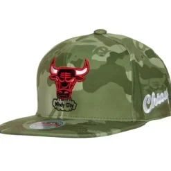 Headwear Mitchell & Ness -Ghost Camo Stretch Fitted Hwc Chicago Bulls