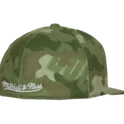 Headwear Mitchell & Ness -Ghost Camo Stretch Fitted Hwc Milwaukee Bucks