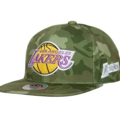 Headwear Mitchell & Ness -Ghost Camo Stretch Fitted Hwc Los Angeles Lakers