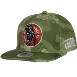 Headwear Mitchell & Ness -Ghost Camo Stretch Fitted Hwc Boston Celtics