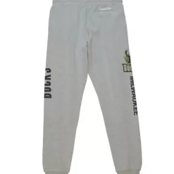 Apparel Mitchell & Ness Pants-Ghost Green Camo Sweatpants Milwaukee Bucks