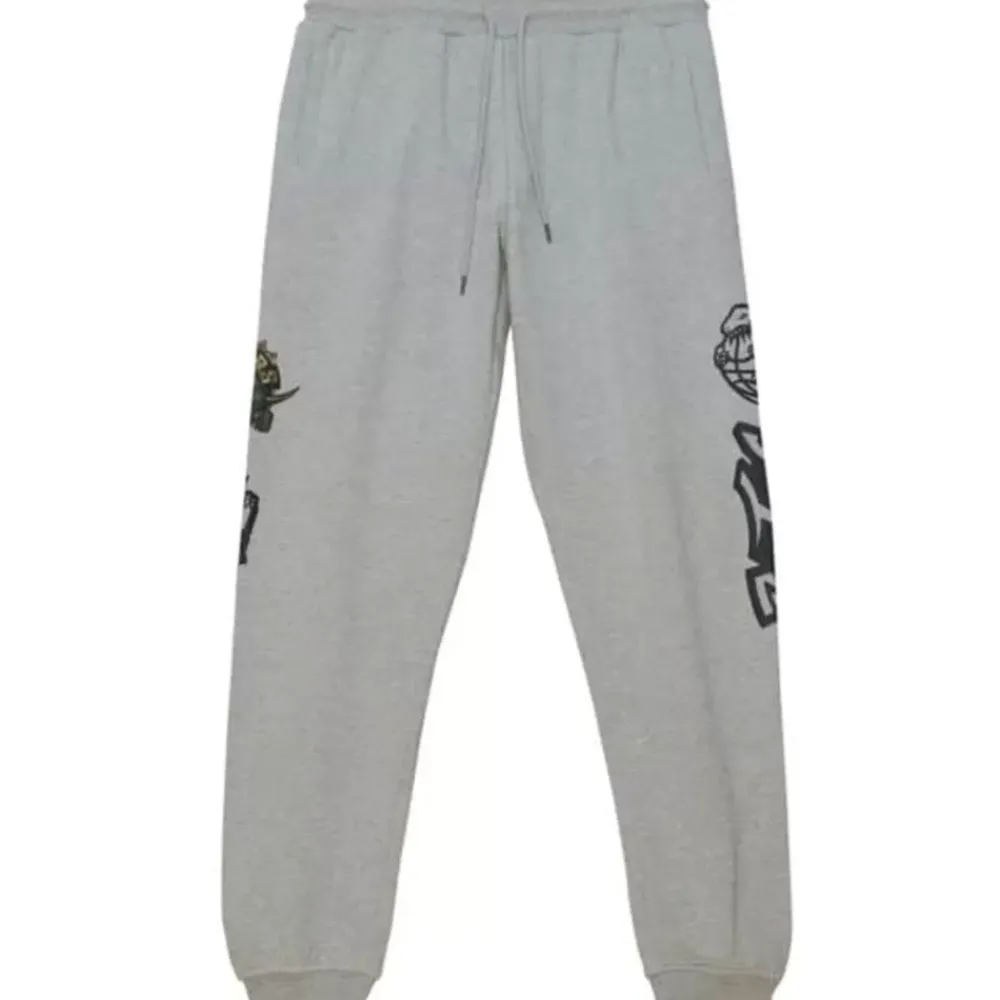 Apparel Mitchell & Ness Pants-Ghost Green Camo Sweatpants Toronto Raptors