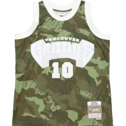 Jerseys Mitchell & Ness -Ghost Green Camo Swingman Mike Bibby Vancouver Grizzlies 1998-99 Jersey
