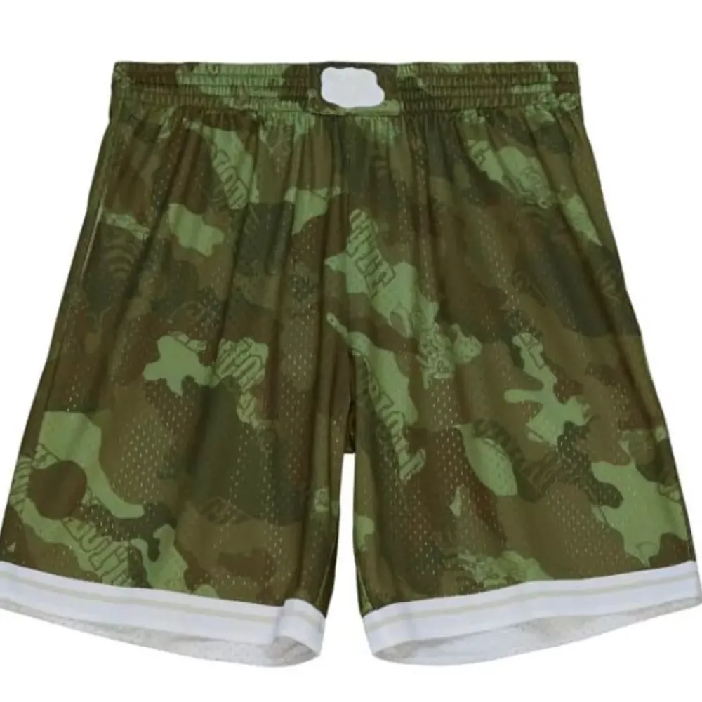 Apparel Mitchell & Ness Shorts-Ghost Green Camo Swingman Charlotte Hornets 1992-93 Shorts