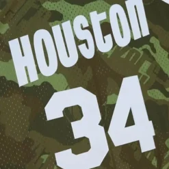 Jerseys Mitchell & Ness -Ghost Green Camo Swingman Hakeem Olajuwon Houston Rockets 1993-94 Jersey