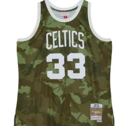 Jerseys Mitchell & Ness -Ghost Green Camo Swingman Larry Bird Boston Celtics 1985-86 Jersey