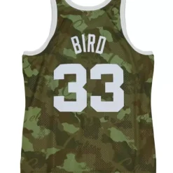 Jerseys Mitchell & Ness -Ghost Green Camo Swingman Larry Bird Boston Celtics 1985-86 Jersey
