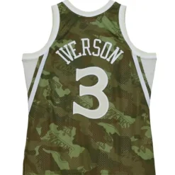 Jerseys Mitchell & Ness -Ghost Green Camo Swingman Allen Iverson Philadelphia 76Ers 1996-97 Jersey